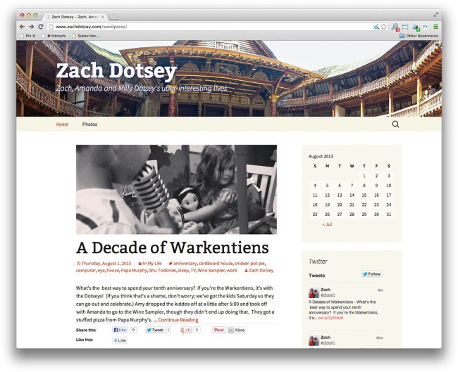 WordPress-Twenty-Thirteen-Theme