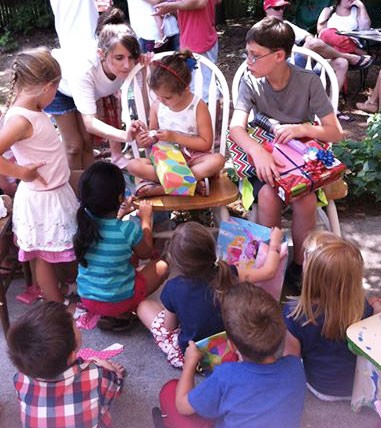 Milly-opening-fifth-birthday-presents