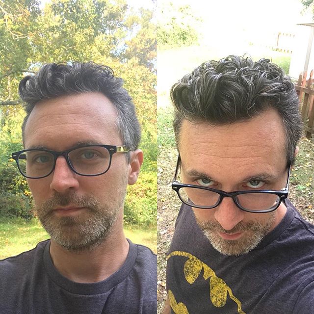 I’ve got a little less hair. #haircut