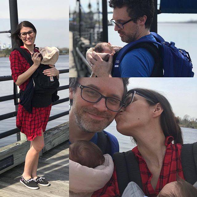 Our boys’ first traipse around #DowntownWilmington. They slept through the whole thing. #dotseyduo #fawkesandphoenix #fawkespaul #phoenixhayden #hookedonfawnix #twinboys #twins