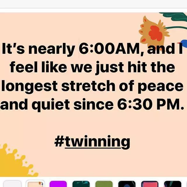 It’s been a bit of a rough night wherein the bane of my existence has been the inability of infants to keep pacifiers in their mouths, or to be able to put them back in My themselves. #twinning #twinlife #twindad