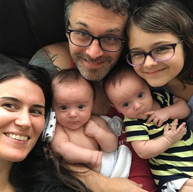 Got the whole family in one picture! Still hard to believe I’m a dad of three. #Meliamae