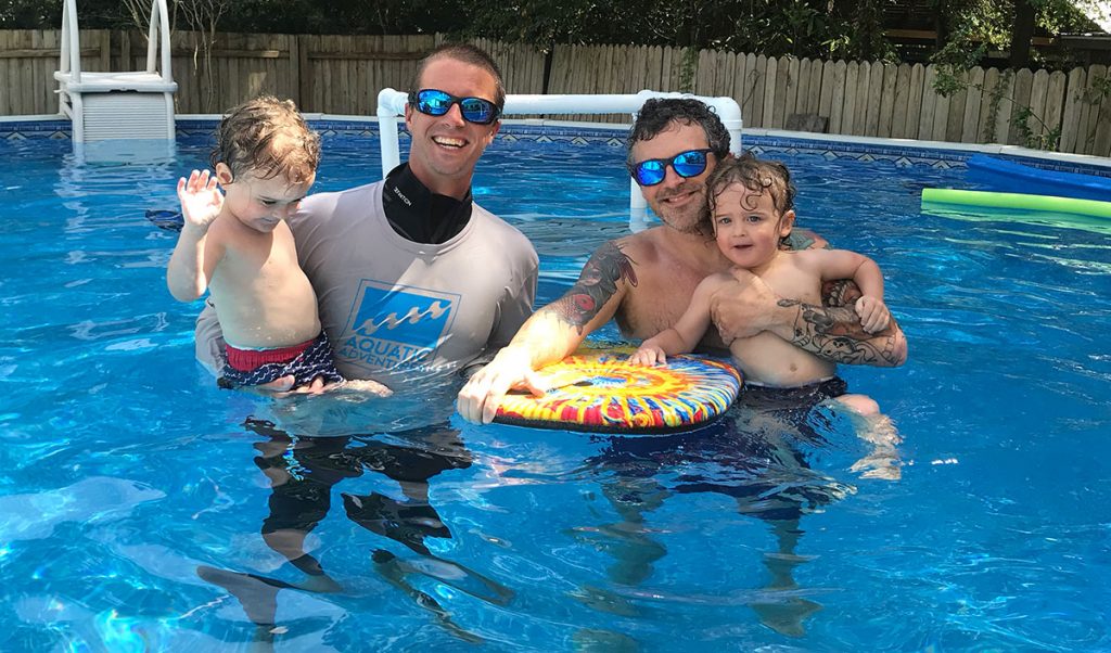 Swim Lessons and Ice Cream Portraits